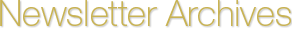 Newsletter Archives