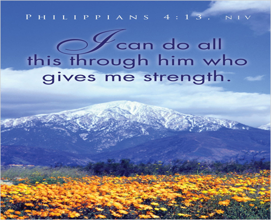 Philippians 4:13 NIV